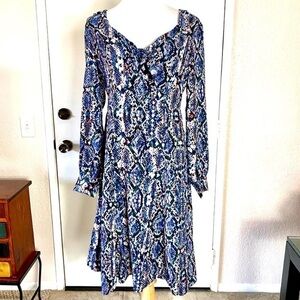 Cheztu Empire Waist Bow Dress